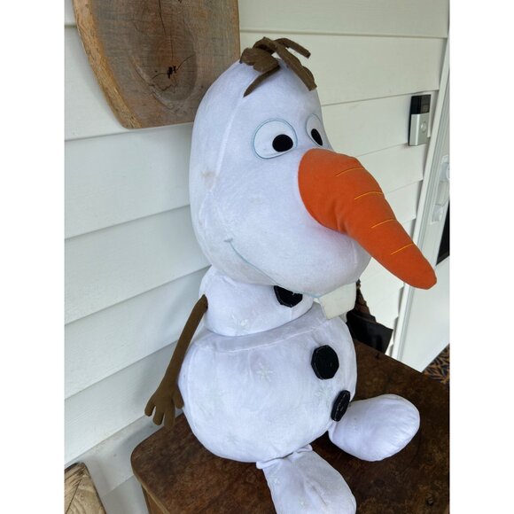 Disney Frozen Olaf Plush Toy 26 Inch Large Stuffed Snowman By Just Play - Picture 2 of 5